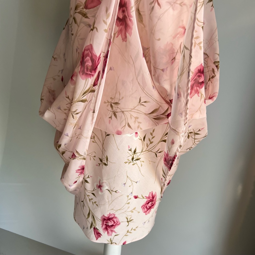 Jessica Howard Pink Floral Chiffon Dress - Picture 5 of 8